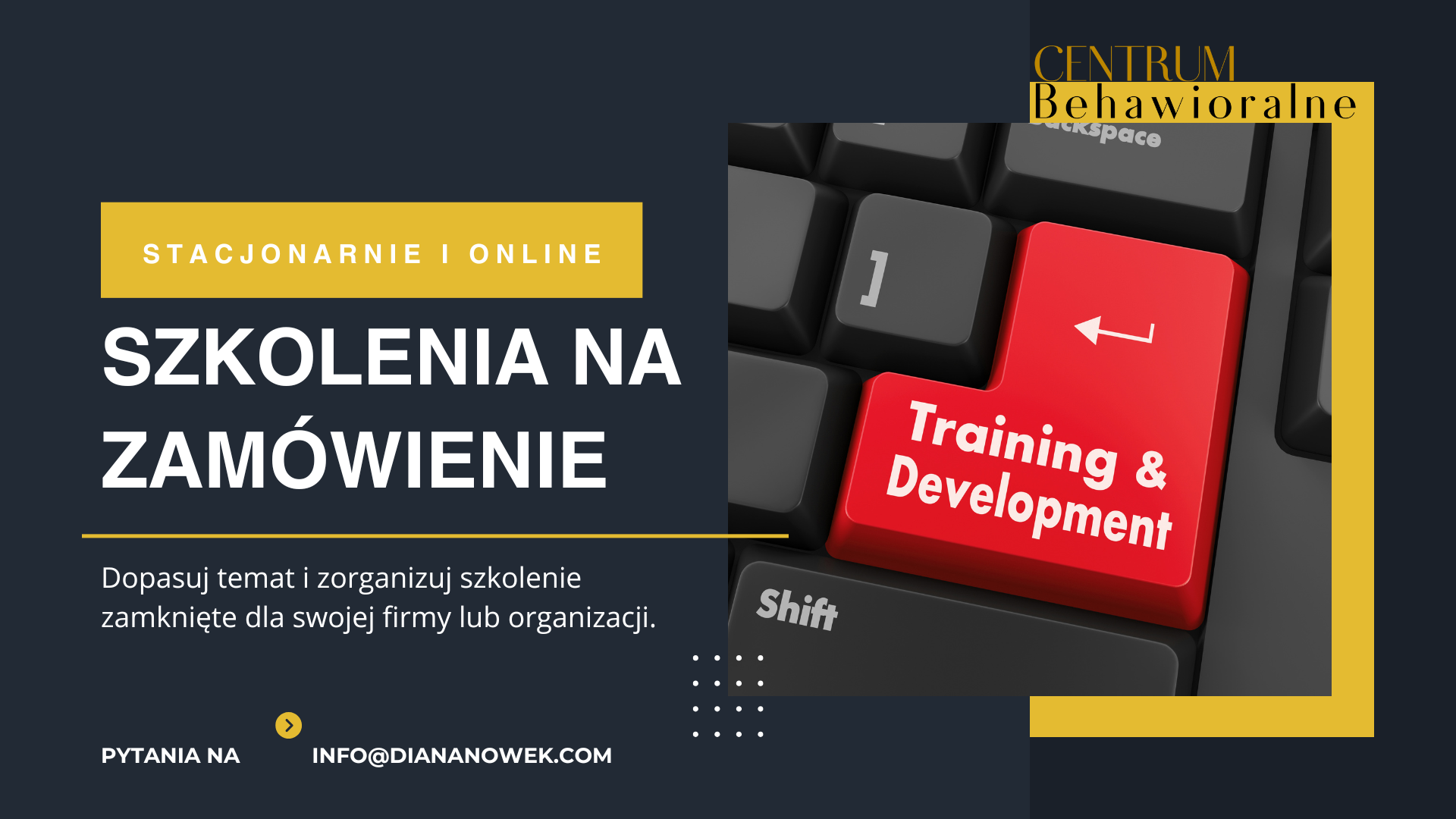 Szkolenia na zamówienie